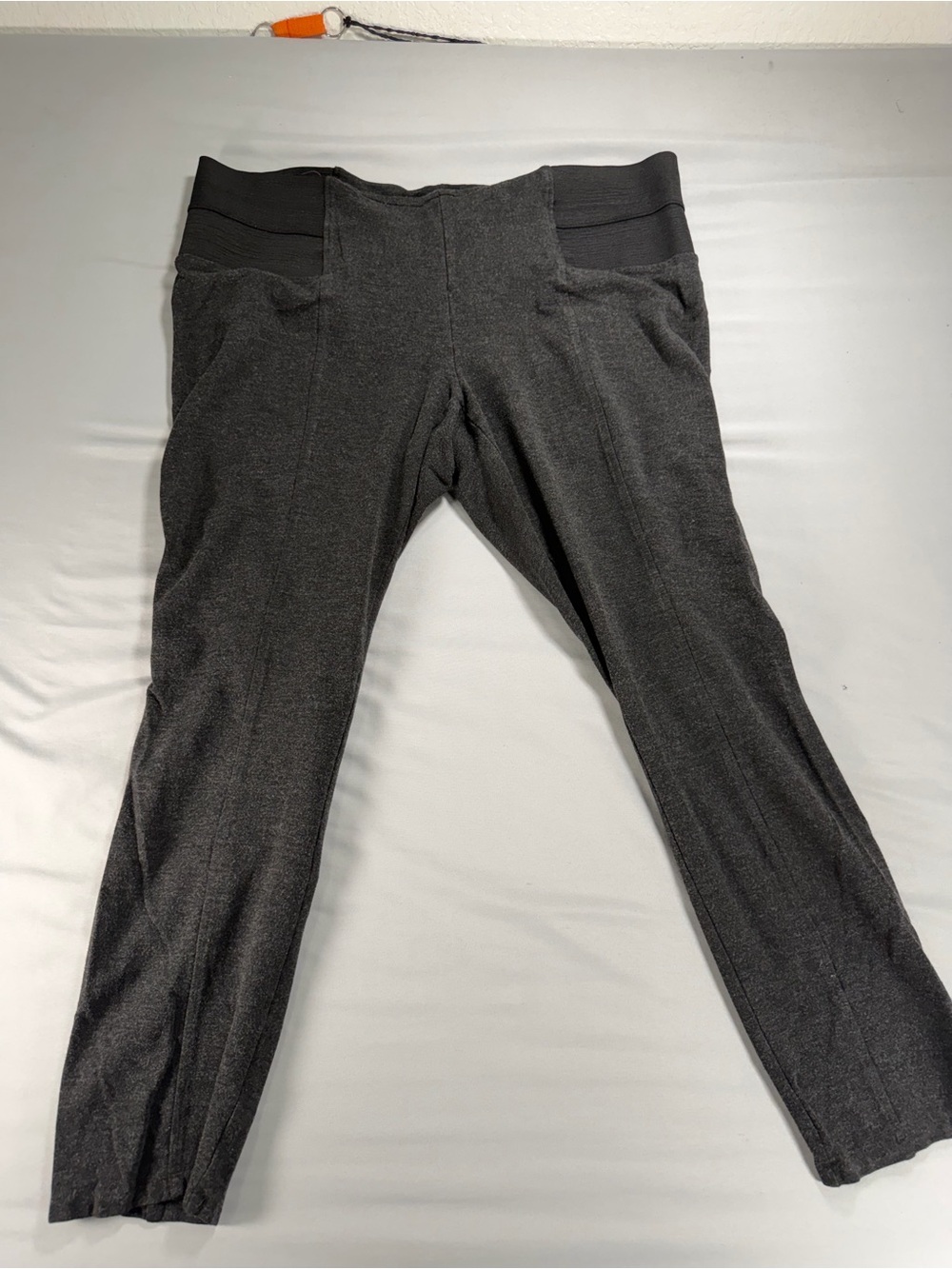 Boom Boom Jeans Plus Size 2 Gray Stretch Maternity Pants Slacks 2X #1027
